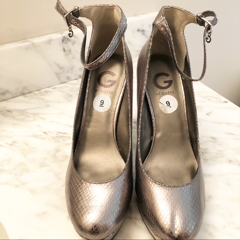 Silver Grey Heels